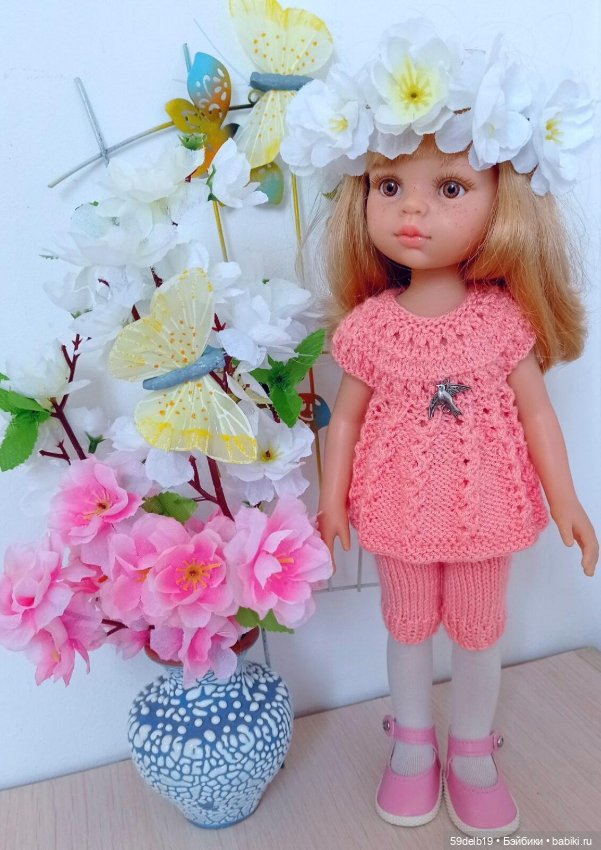 Цветущая сакура — Одежда и обувь для кукол своими руками: фото (фото 4)