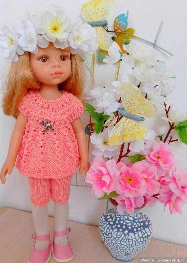 Цветущая сакура — Одежда и обувь для кукол своими руками: фото (фото 5)