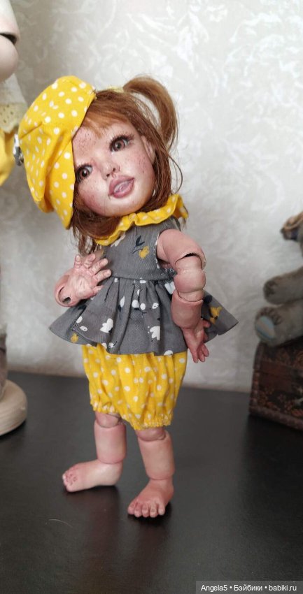 Маська. Ливинг Долл 21 см рост. Полностью шарнирная (фото 6)