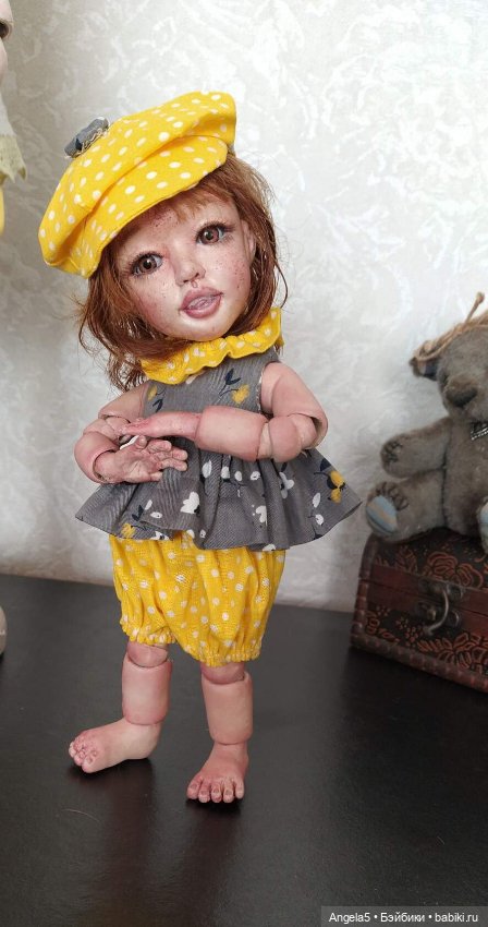 Маська. Ливинг Долл 21 см рост. Полностью шарнирная (фото 5)