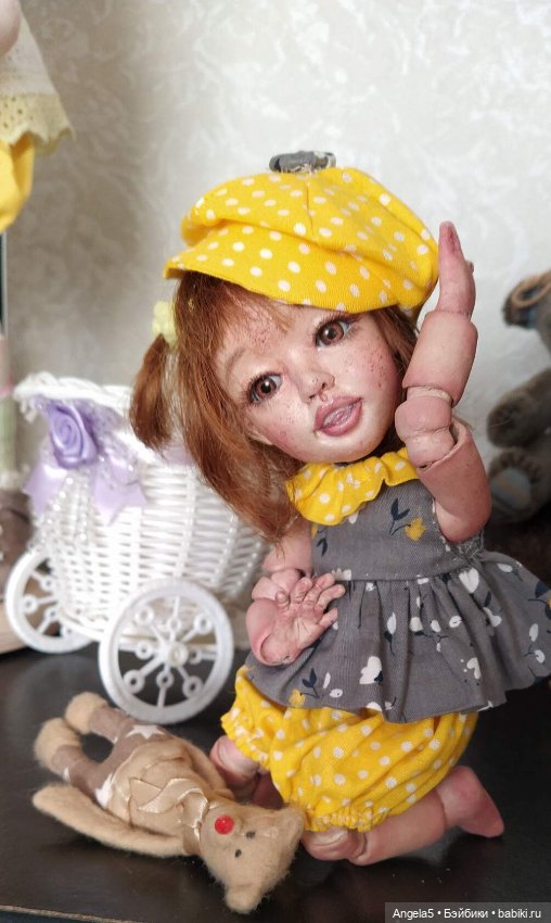 Маська. Ливинг Долл 21 см рост. Полностью шарнирная (фото 10)