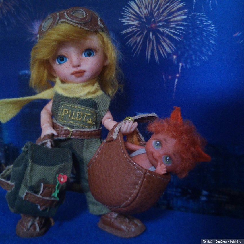 Маленький принц и лисёнок (ООАК куклы Лили и minimon) (фото 7)