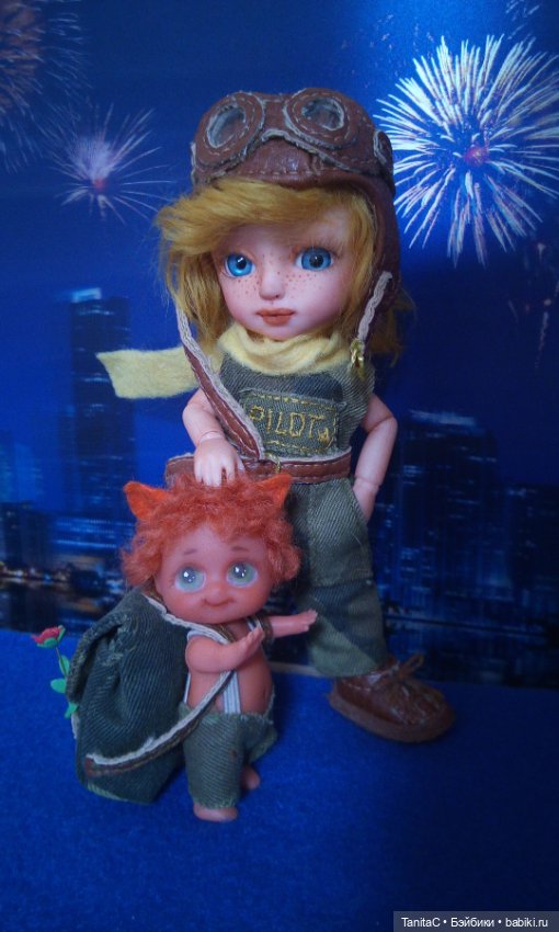 Маленький принц и лисёнок (ООАК куклы Лили и minimon) (фото 5)