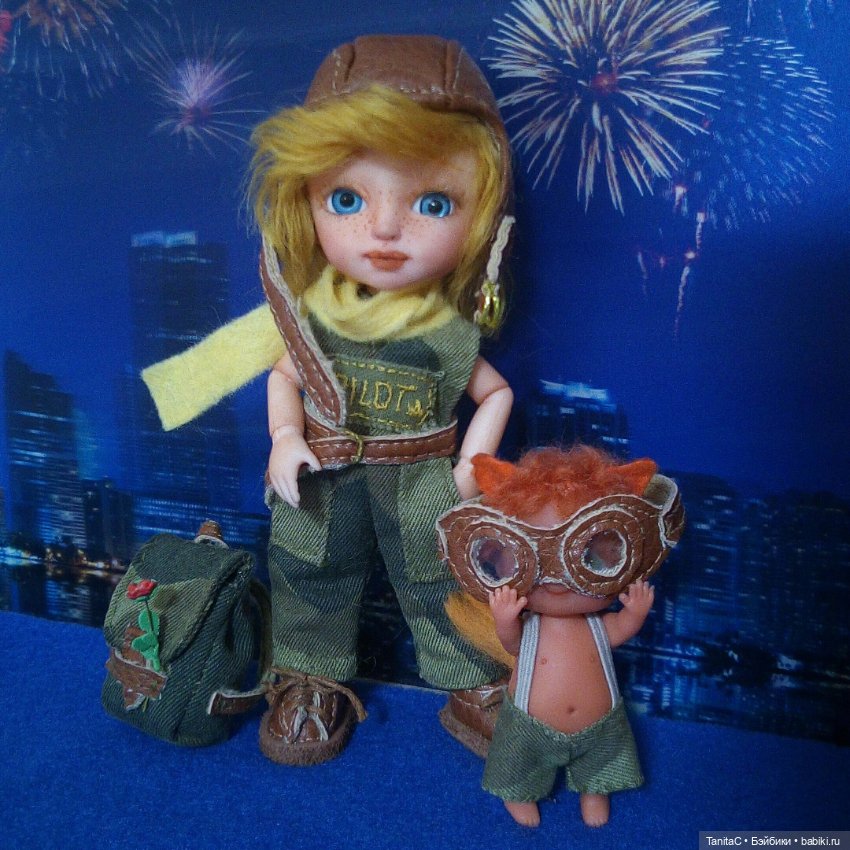 Маленький принц и лисёнок (ООАК куклы Лили и minimon) (фото 4)