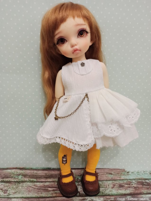 Новое платье — Одежда и обувь для кукол своими руками: фото (фото 7)