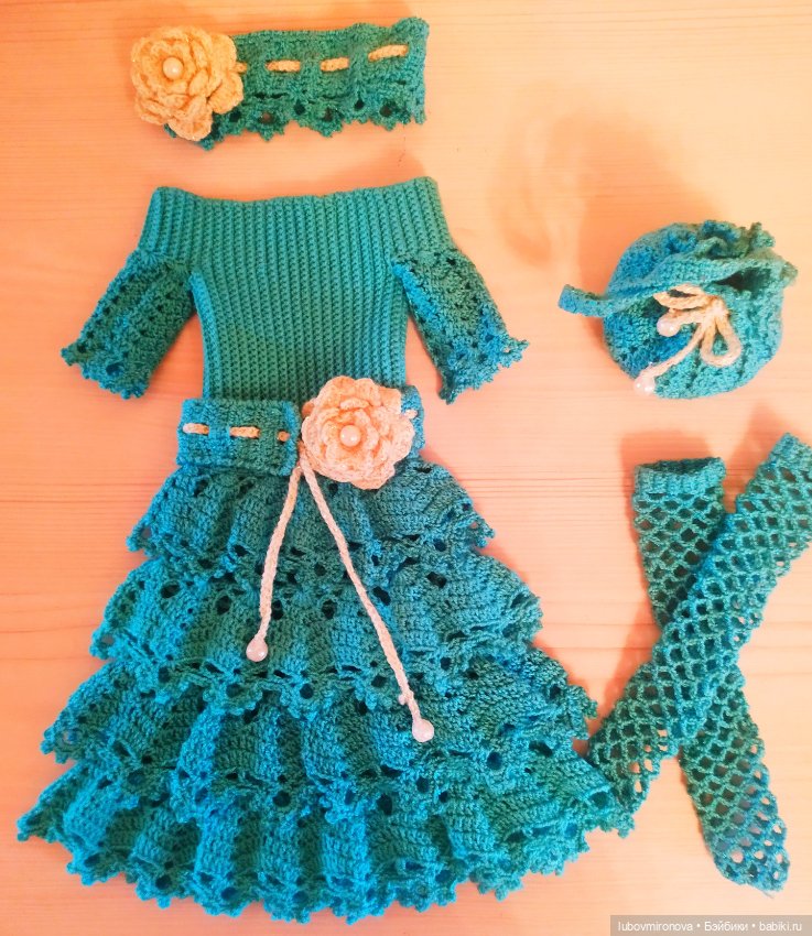 Новый наряд — Одежда и обувь для кукол своими руками: фото (фото 9)
