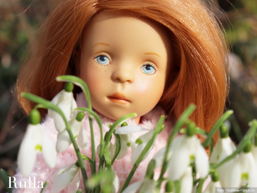 В подснежниках. Minouche Sylvia Natterer