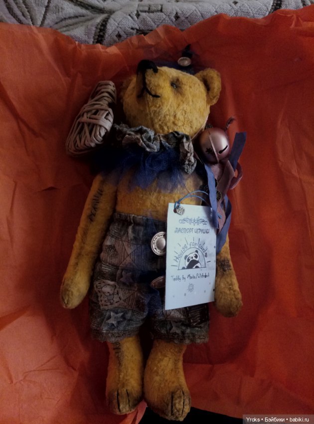 Грустно? Приехал Вилли — Домашние фото авторских игрушек: Тедди (фото 2)