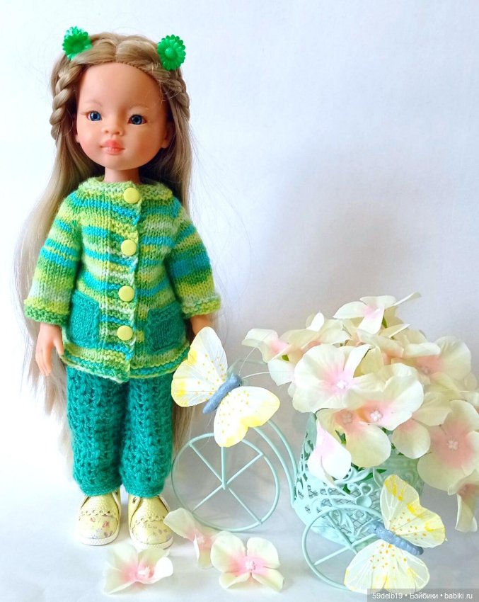 Краски весны в костюмах для кукол паола рейна (фото 8)