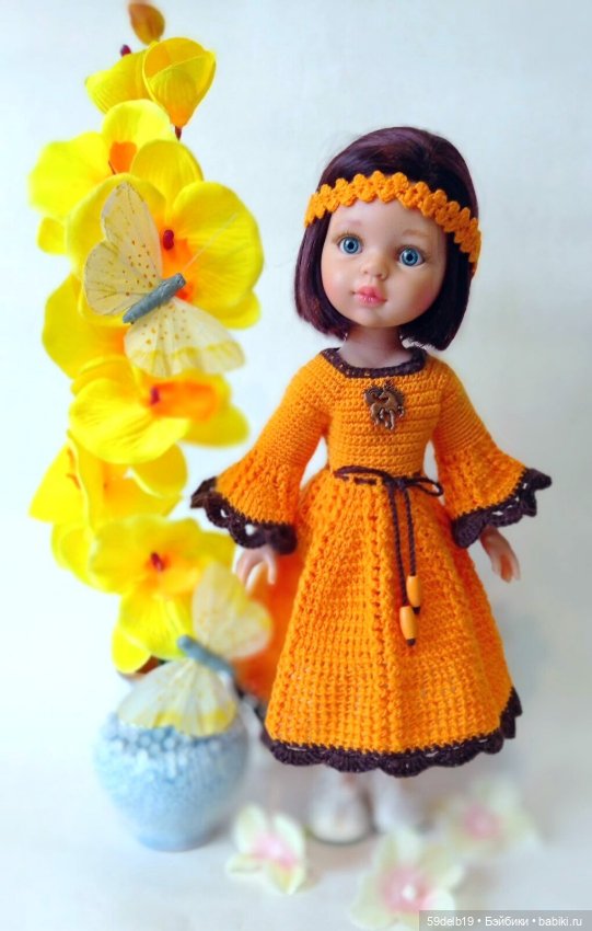 Краски весны в костюмах для кукол паола рейна