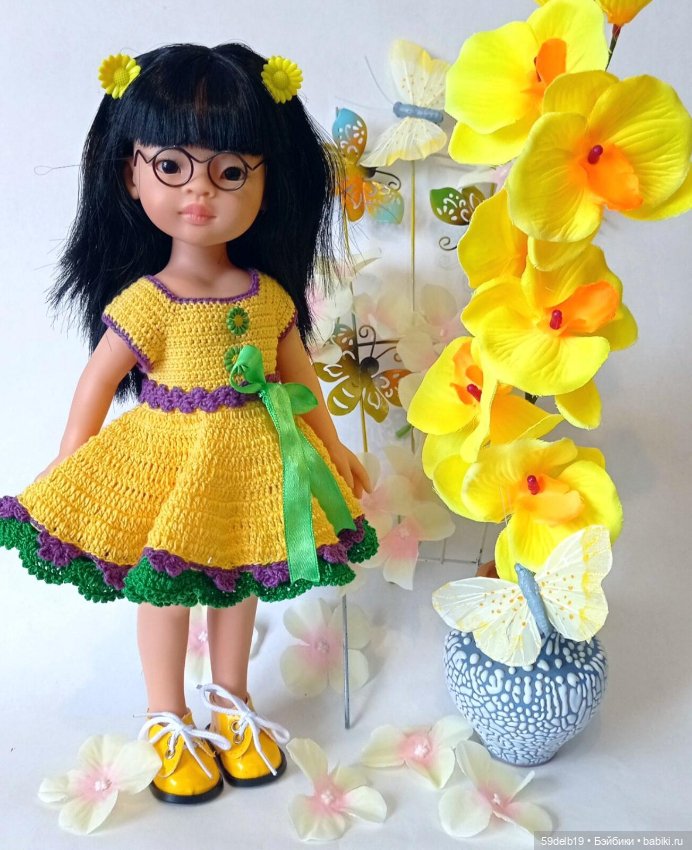 Краски весны в костюмах для кукол паола рейна (фото 3)