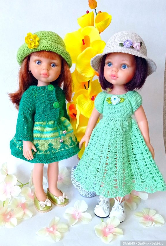 Краски весны в костюмах для кукол паола рейна