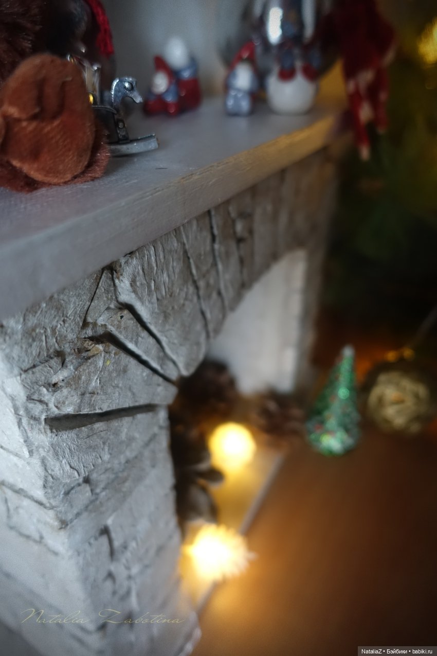 Камин из картона (краткий МК) или "Что есть счастье перед НГ" (фото 9)