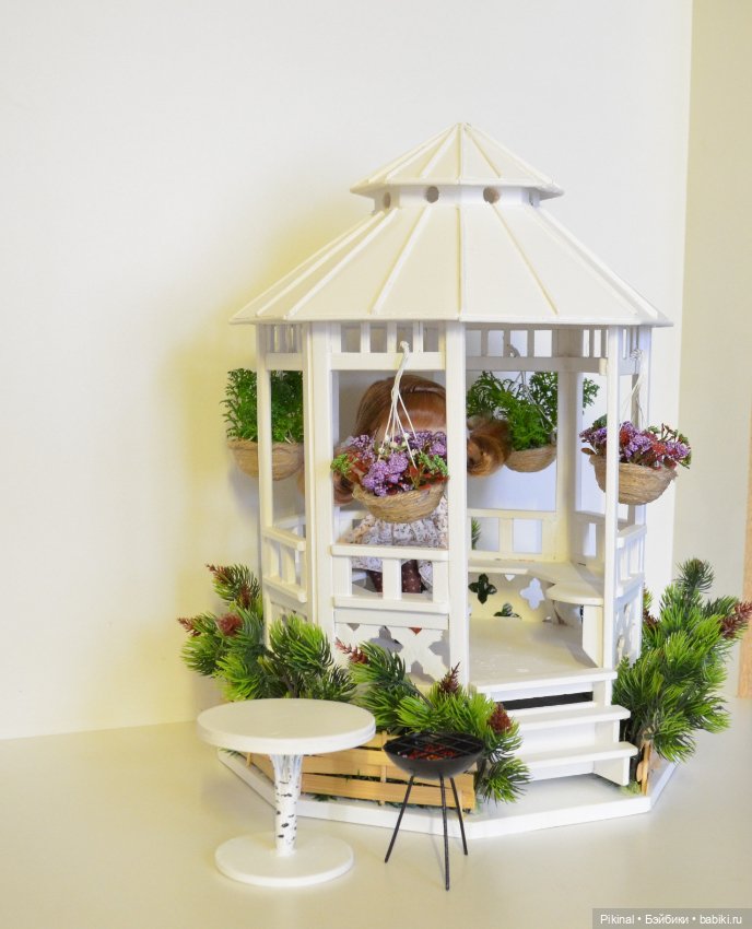 И сидят в беседках детки — Кукольные домики своими руками: фото (фото 2)