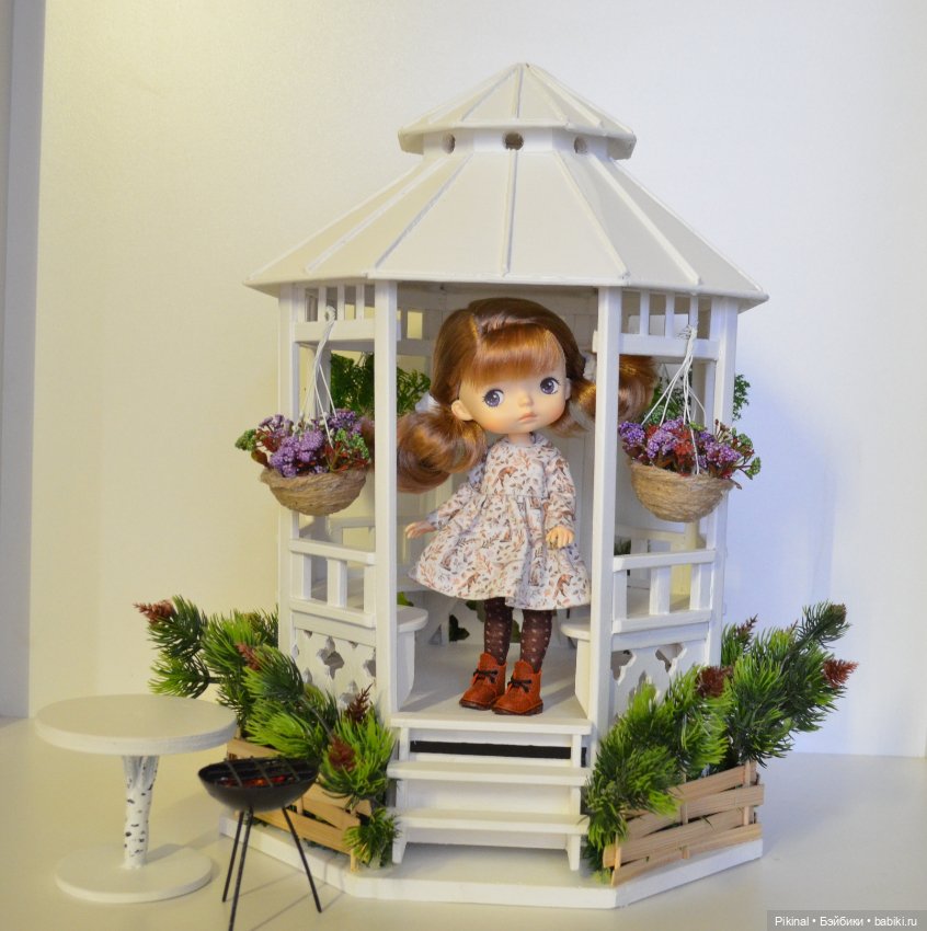 И сидят в беседках детки — Кукольные домики своими руками: фото (фото 3)