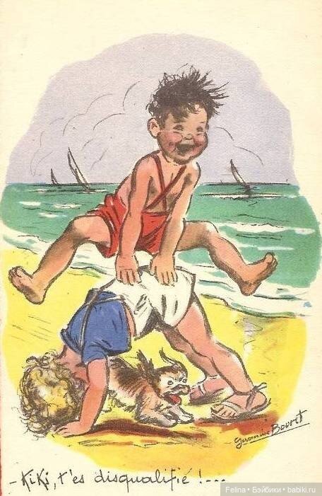 Старые открытки Франция — Интересное обо всем: поздравления (фото 2)