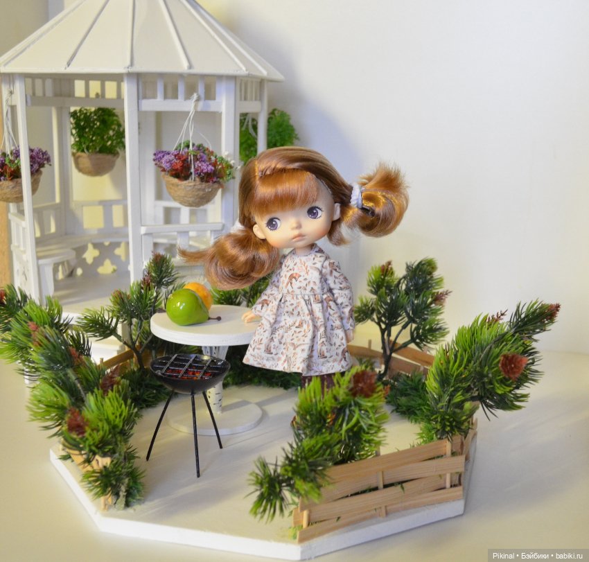 И сидят в беседках детки — Кукольные домики своими руками: фото (фото 6)