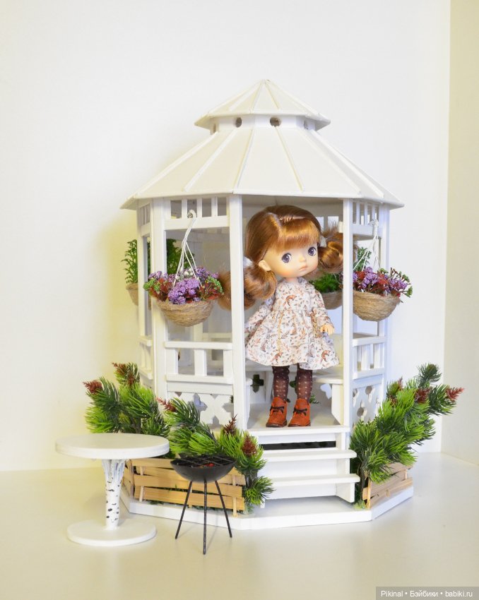 И сидят в беседках детки — Кукольные домики своими руками: фото (фото 4)
