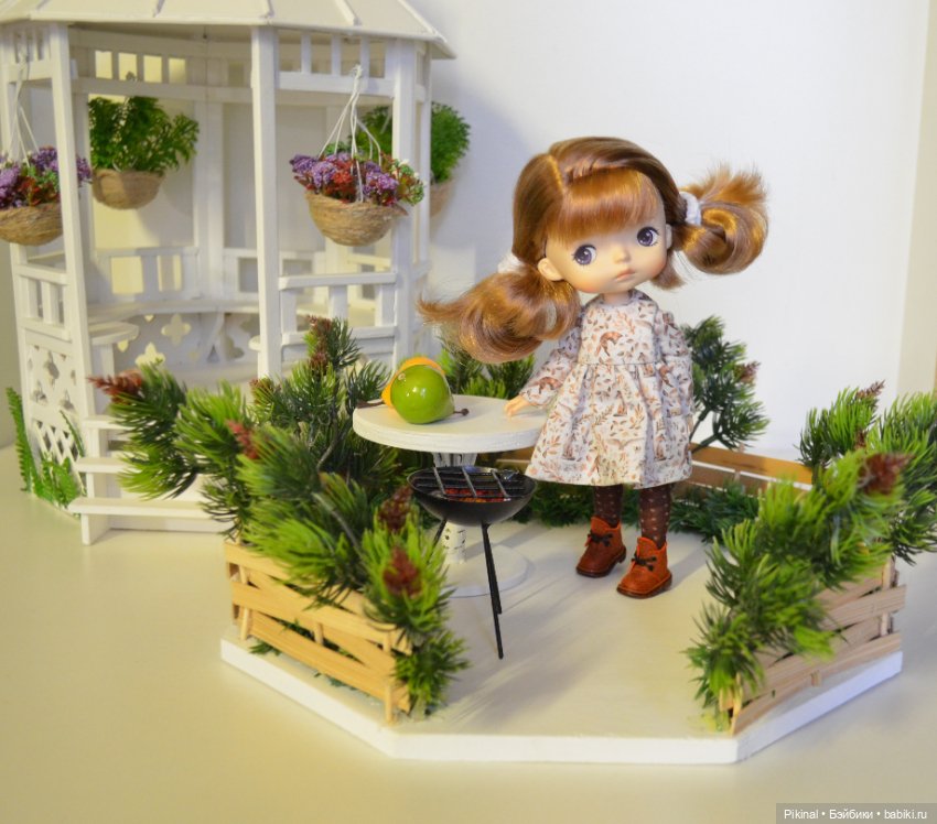 И сидят в беседках детки — Кукольные домики своими руками: фото (фото 5)