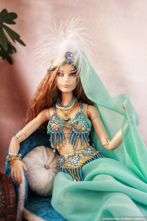 Восточный костюм "Бирюзовое облако" (фото 5)