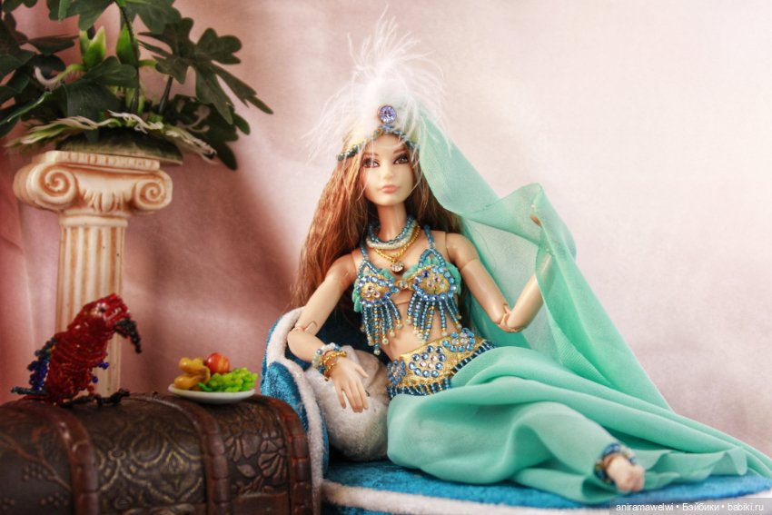 Восточный костюм "Бирюзовое облако" (фото 3)