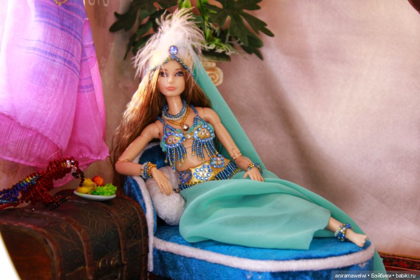 Восточный костюм "Бирюзовое облако" (фото 4)