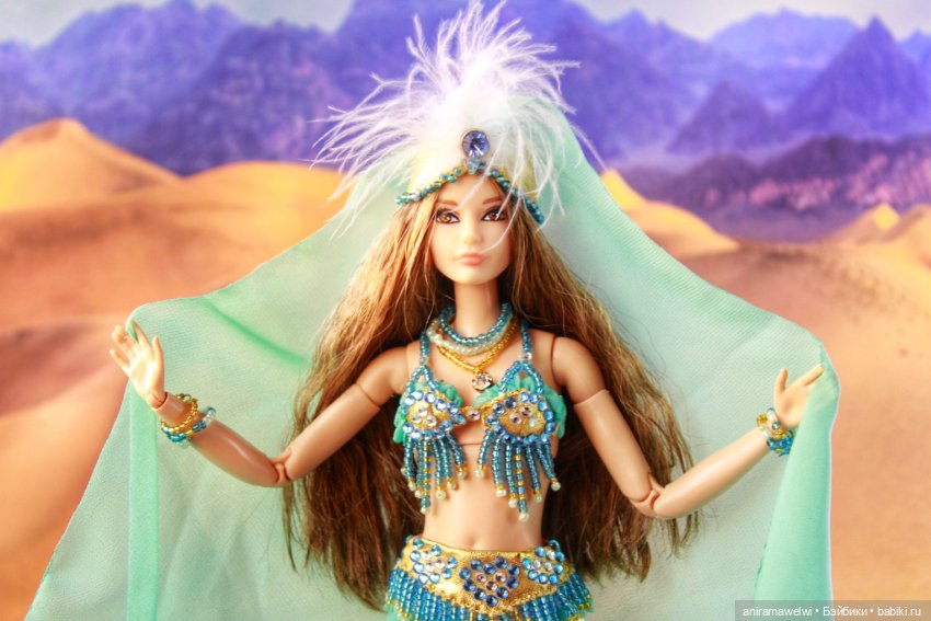 Восточный костюм "Бирюзовое облако"