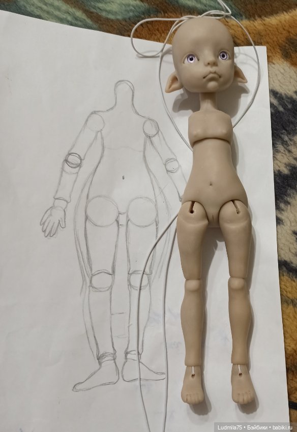 Я тебя слепила — Авторские шарнирные куклы своими руками: лепка
