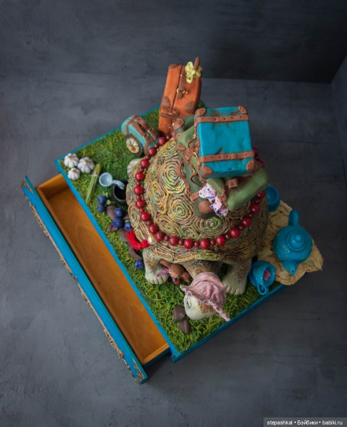 "Чудо-черепаха" - интерьерьерная композиция по мотивам картины Петра Фролова (фото 7)