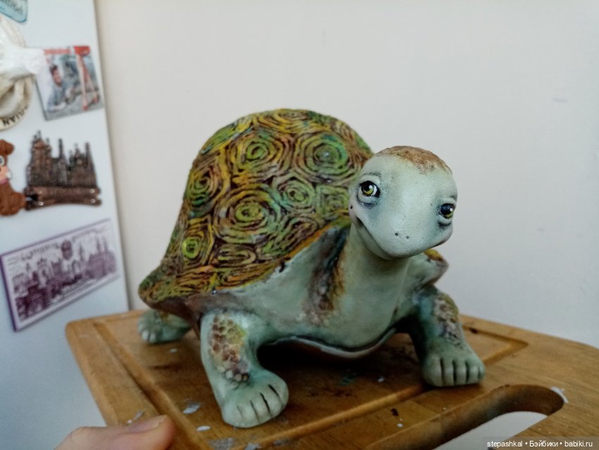 "Чудо-черепаха" - интерьерьерная композиция по мотивам картины Петра Фролова (фото 3)
