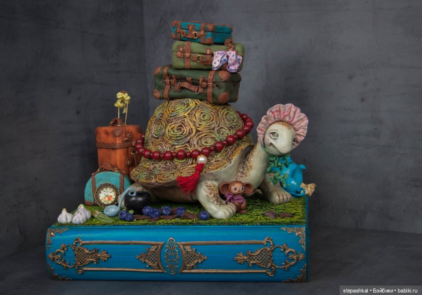 "Чудо-черепаха" - интерьерьерная композиция по мотивам картины Петра Фролова (фото 5)