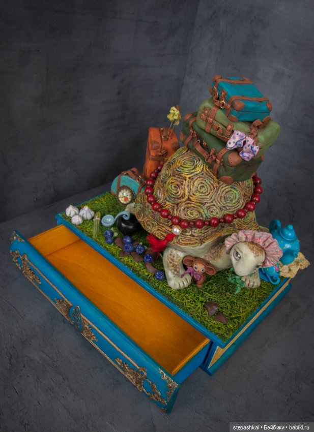 "Чудо-черепаха" - интерьерьерная композиция по мотивам картины Петра Фролова (фото 6)