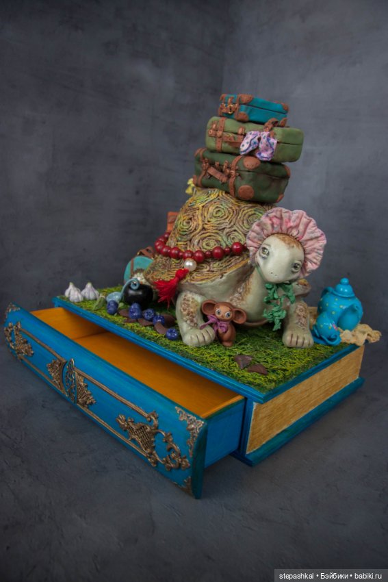 "Чудо-черепаха" - интерьерьерная композиция по мотивам картины Петра Фролова (фото 9)