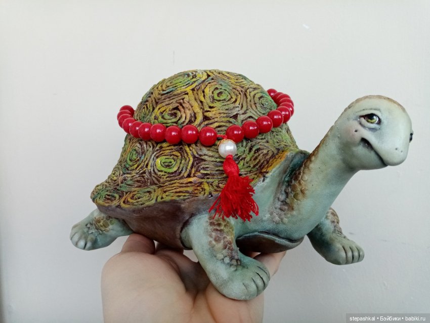 "Чудо-черепаха" - интерьерьерная композиция по мотивам картины Петра Фролова (фото 4)