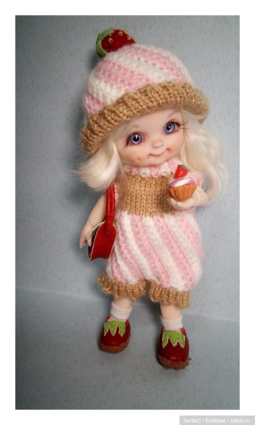 Ещё одна перерожденная - Зефирка (ООАК куклы баболи) (фото 2)