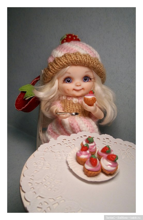 Ещё одна перерожденная - Зефирка (ООАК куклы баболи) (фото 3)