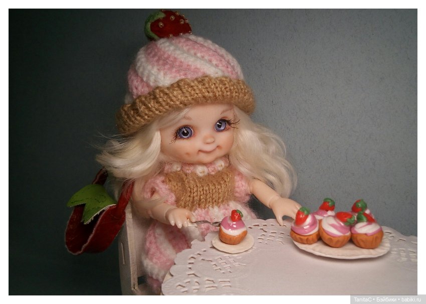 Ещё одна перерожденная - Зефирка (ООАК куклы баболи) (фото 4)