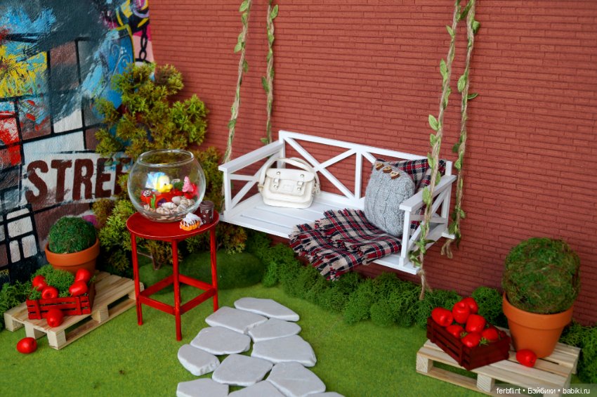 Уютный уголок для Ариэль — Румбоксы и кукольные интерьеры: фото