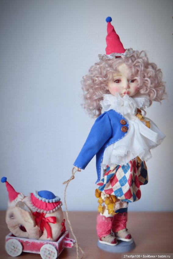Приехал цирк — Лепка авторских кукол: полимерная глина (фото 8)