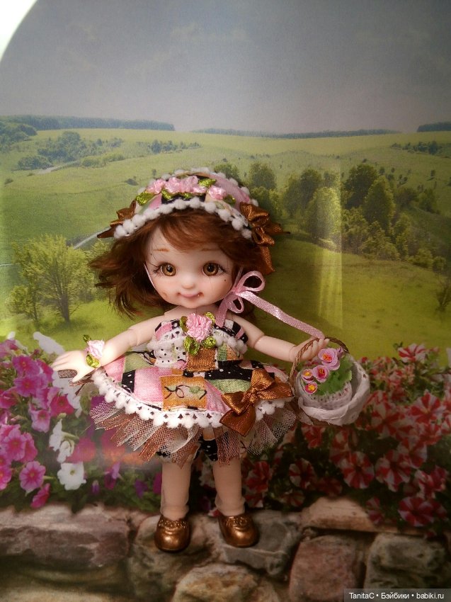 Ещё одна перерожденная малышка - Шоколадка (ООАК куклы баболи)