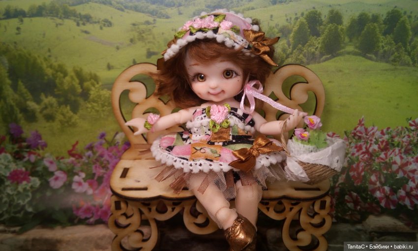 Ещё одна перерожденная малышка - Шоколадка (ООАК куклы баболи) (фото 4)