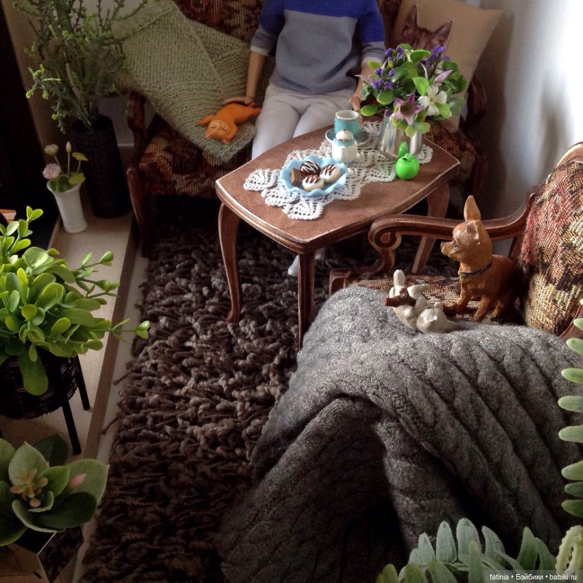 Весеннее настроение — Румбоксы и кукольные интерьеры: фото
