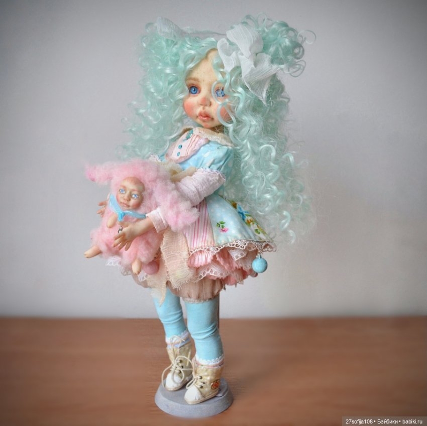 Мисселина - девочка с бирюзовыми волосами (фото 7)