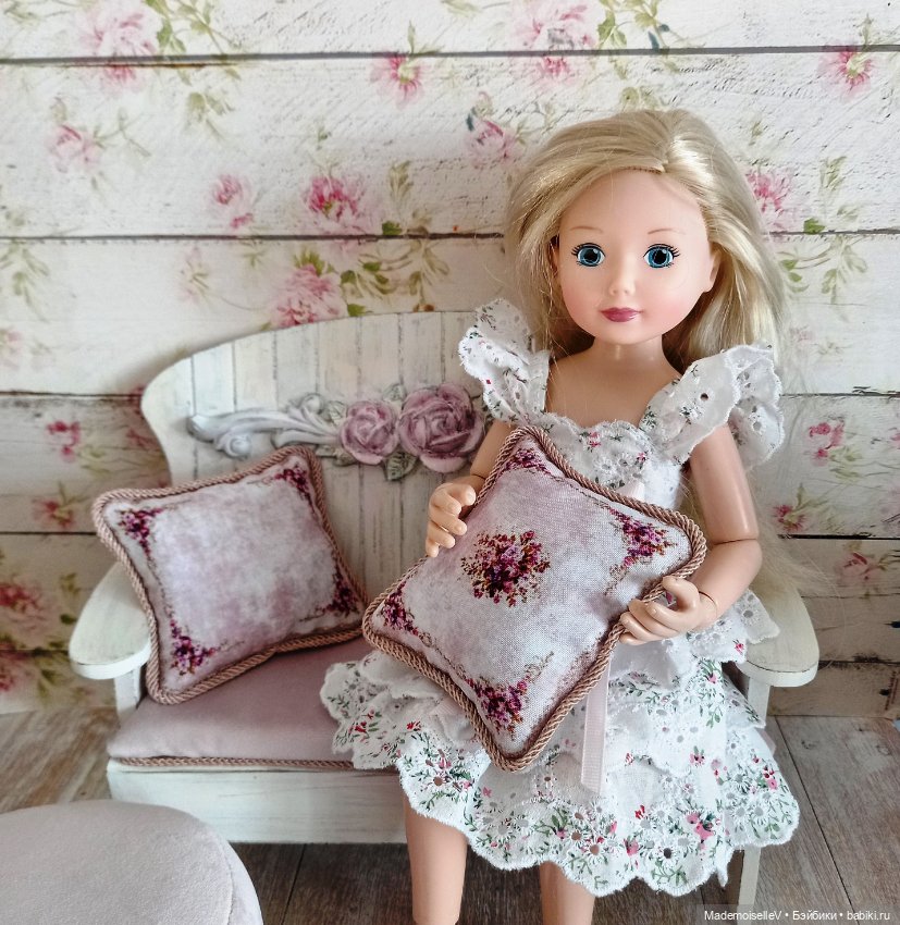 Сиреневое чаепитие — Мебель для кукол и домиков: фото