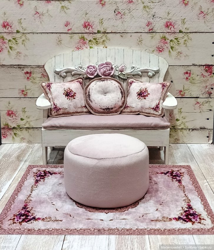 Сиреневое чаепитие — Мебель для кукол и домиков: фото (фото 2)