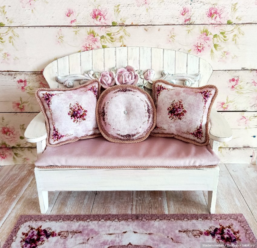 Сиреневое чаепитие — Мебель для кукол и домиков: фото (фото 5)