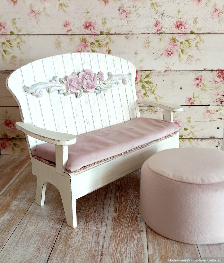 Сиреневое чаепитие — Мебель для кукол и домиков: фото