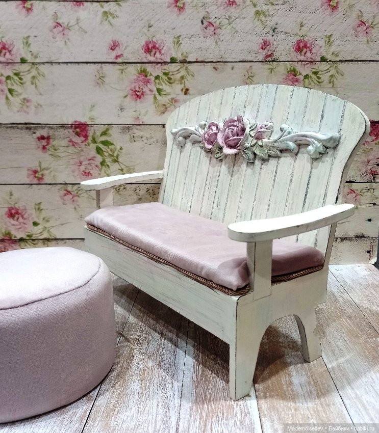 Сиреневое чаепитие — Мебель для кукол и домиков: фото