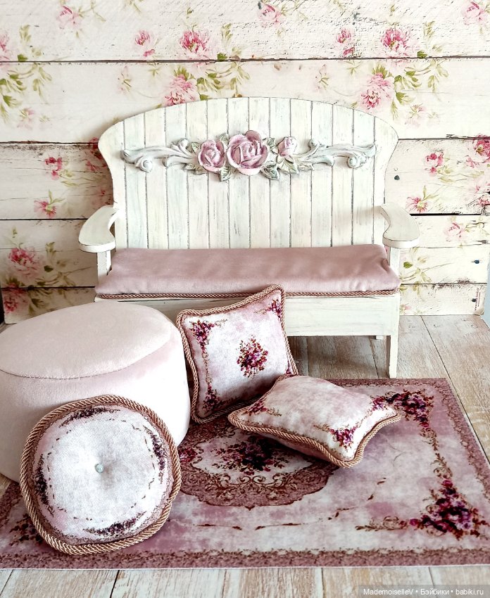 Сиреневое чаепитие — Мебель для кукол и домиков: фото (фото 7)