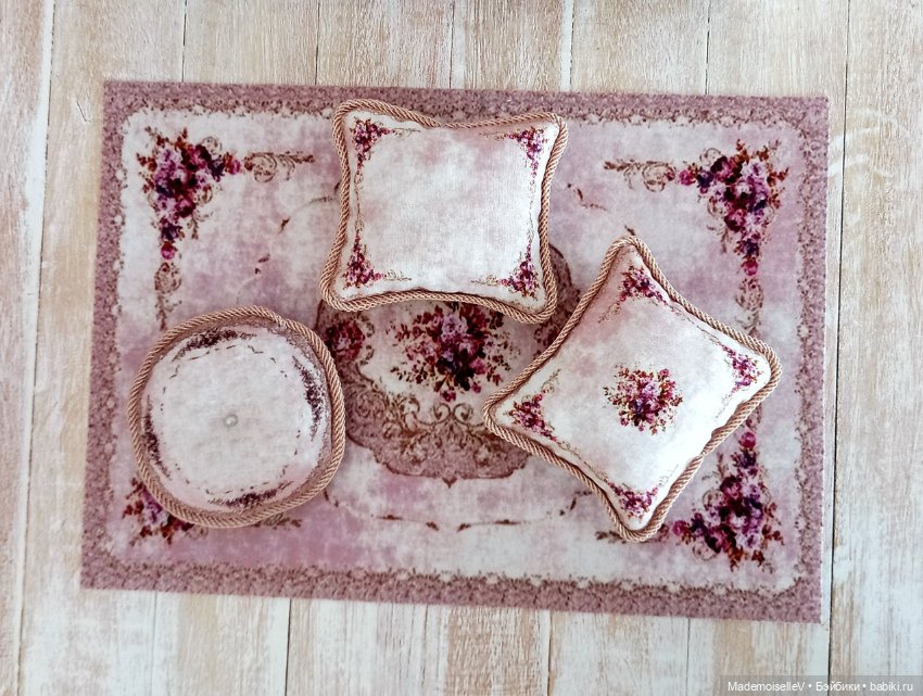 Сиреневое чаепитие — Мебель для кукол и домиков: фото (фото 9)